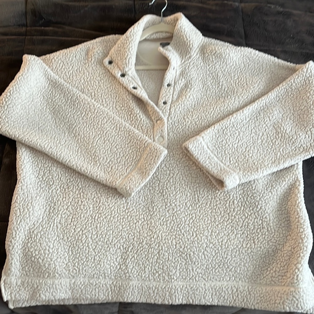 Aerie Sherpa Oversized Pullover